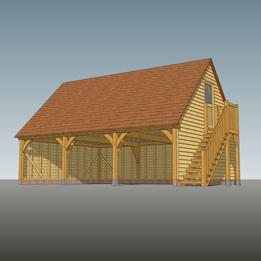 3 Bay Garage With First Floor By Round Wood Of Mayfield