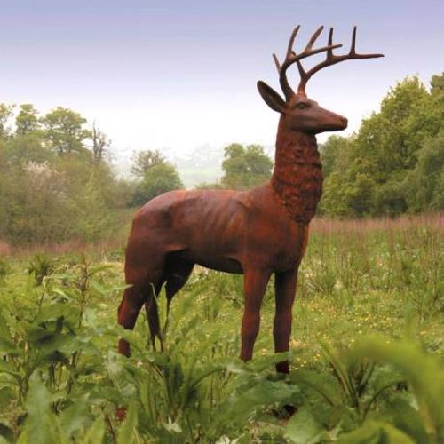 Cast Iron Classic Lifesize Stag Statue