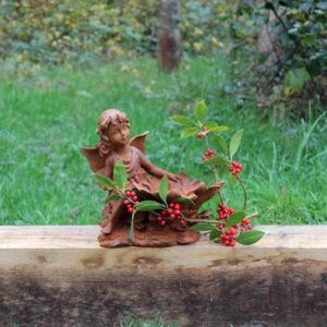 Cast Iron Tree Fairy Statue - 245mm High