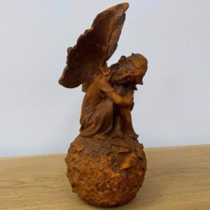 Cast Iron Wishful Fairy Statue - 320mm High