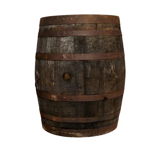 Weathered Oak Whisky Barrel - Round Wood Of Mayfield