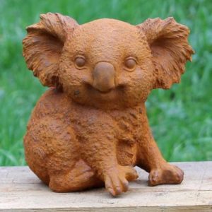 Cast Iron Mini Koala Statue - 170mm High