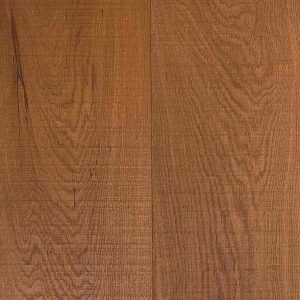 Engineered Oak flooring - Brushed-Saw-Marked, Wax-oiled Colour 9