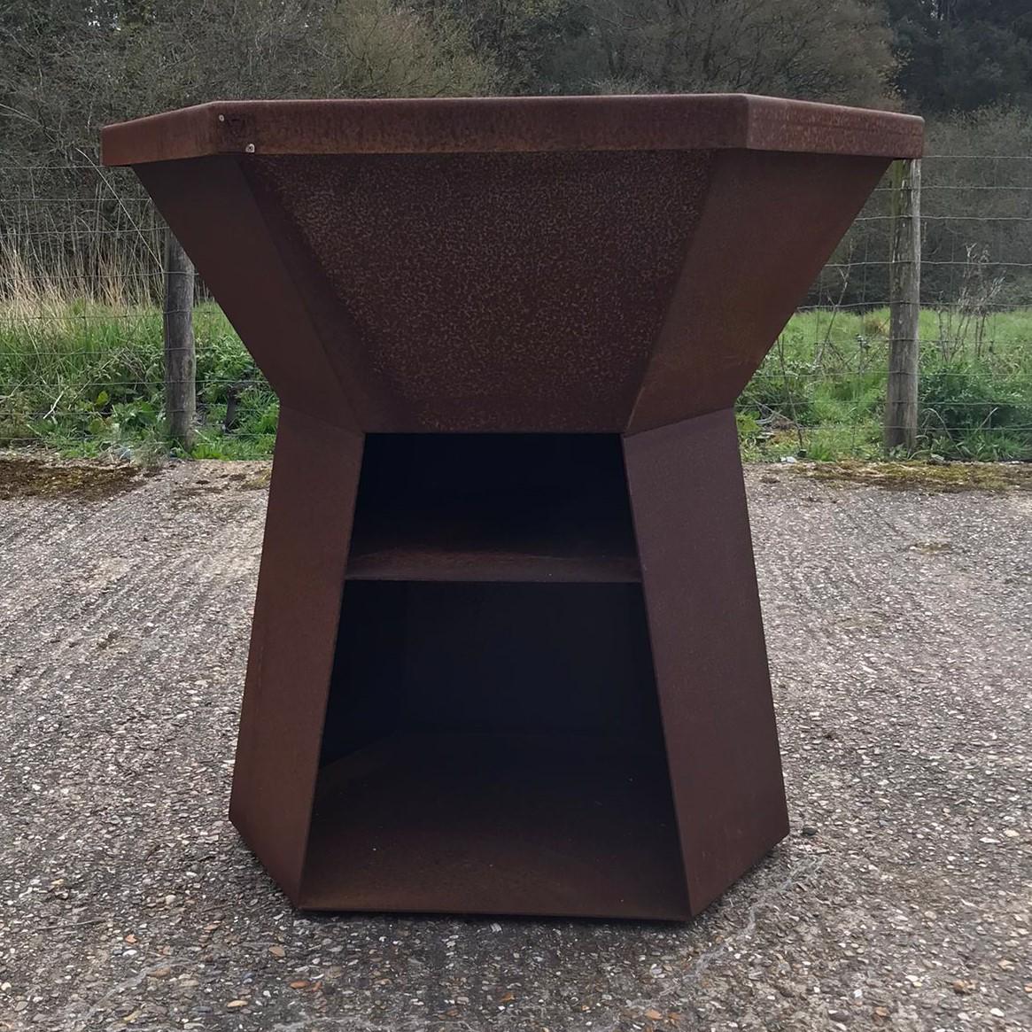 Corten Steel Stela Burner