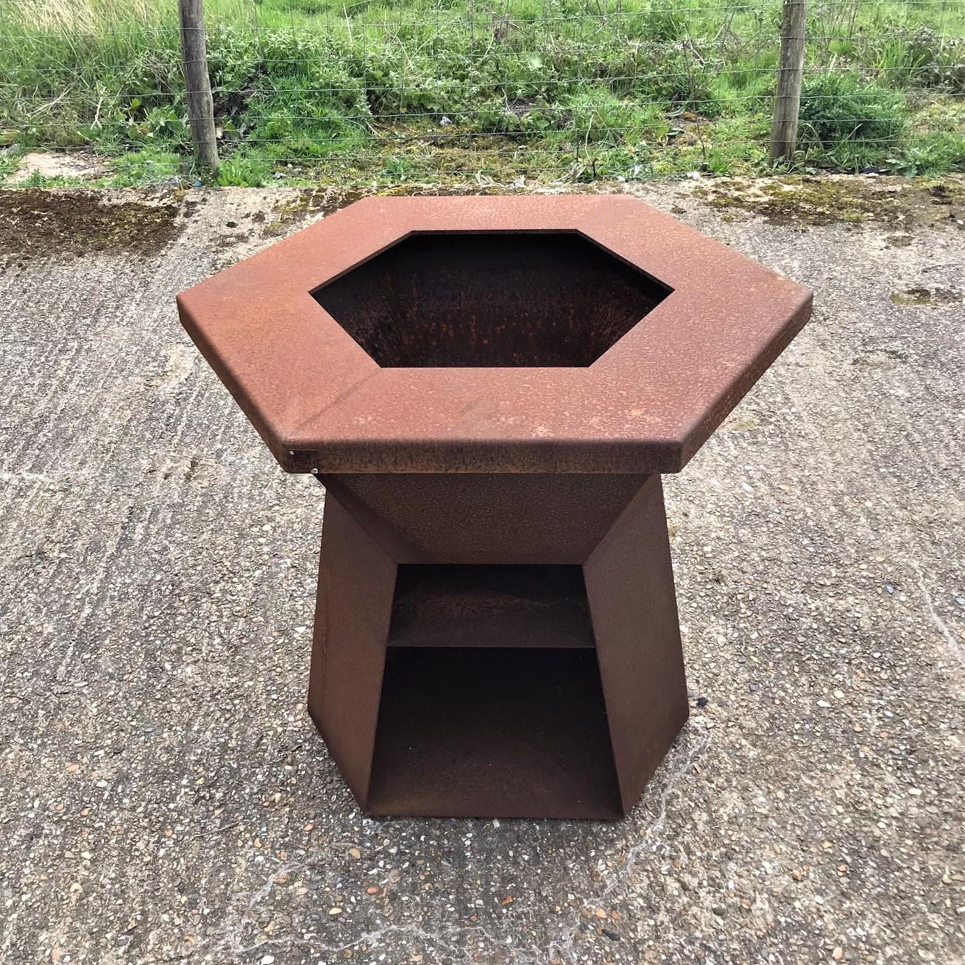 Corten Steel Stela Burner