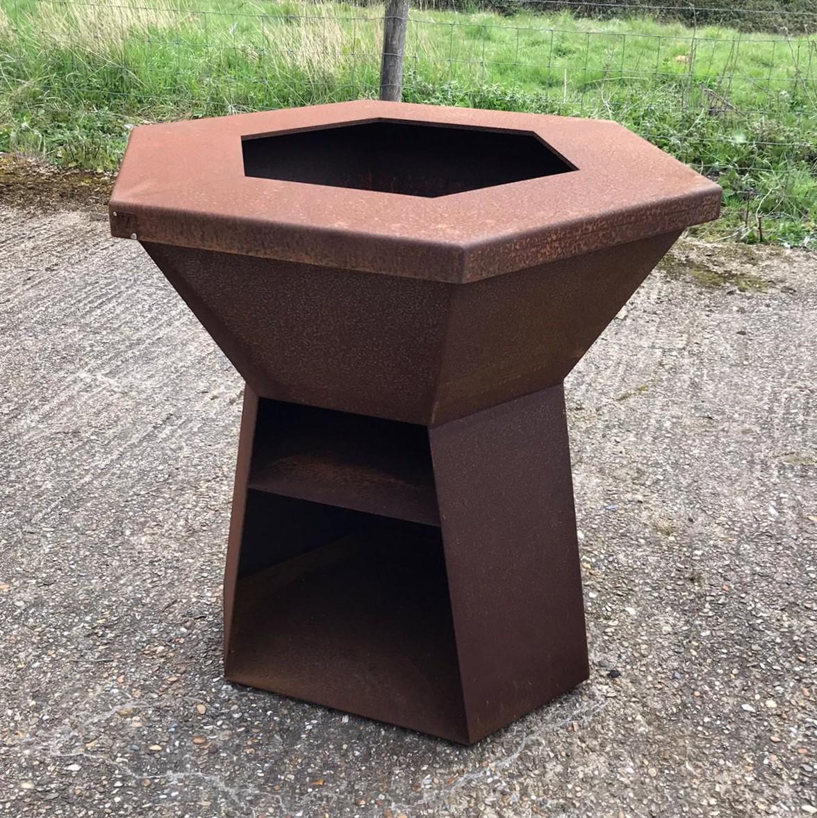 Corten Steel Stela Burner