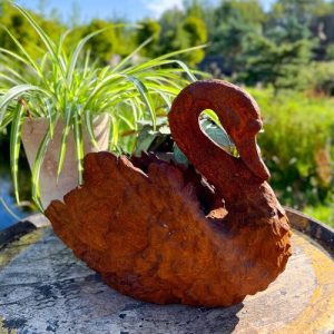 Swimming Swan Statue