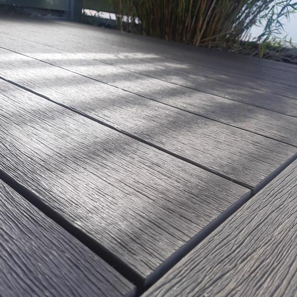 Fiberdeck Decking Vintage Lunar Grey 138 x 23mm * - Round Wood of Mayfield