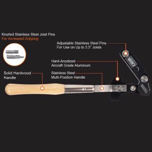 Hardwood Wrench - Deck Board Straightening Tool