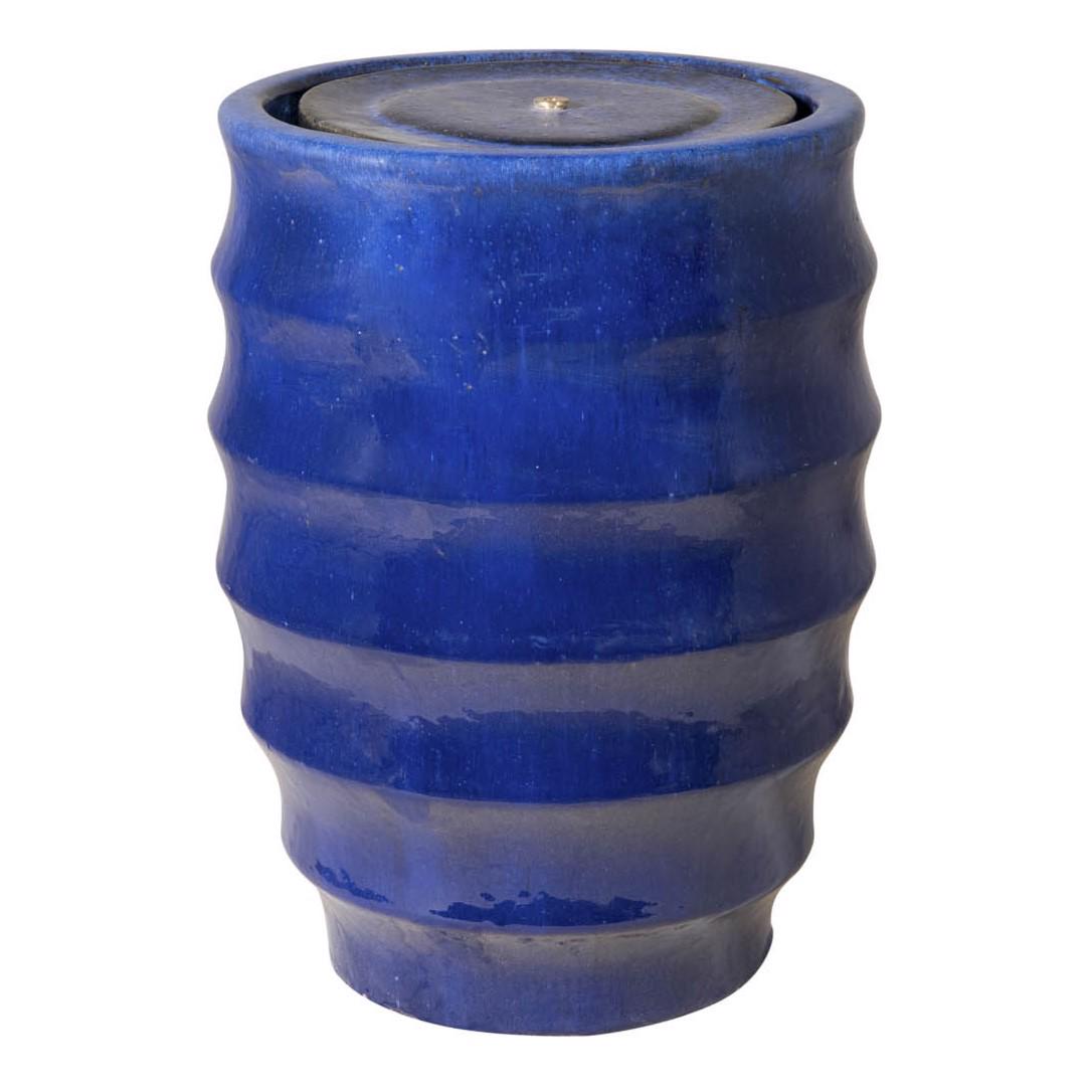 Glazed Ceramic Bosna Hi Fountain - Blue