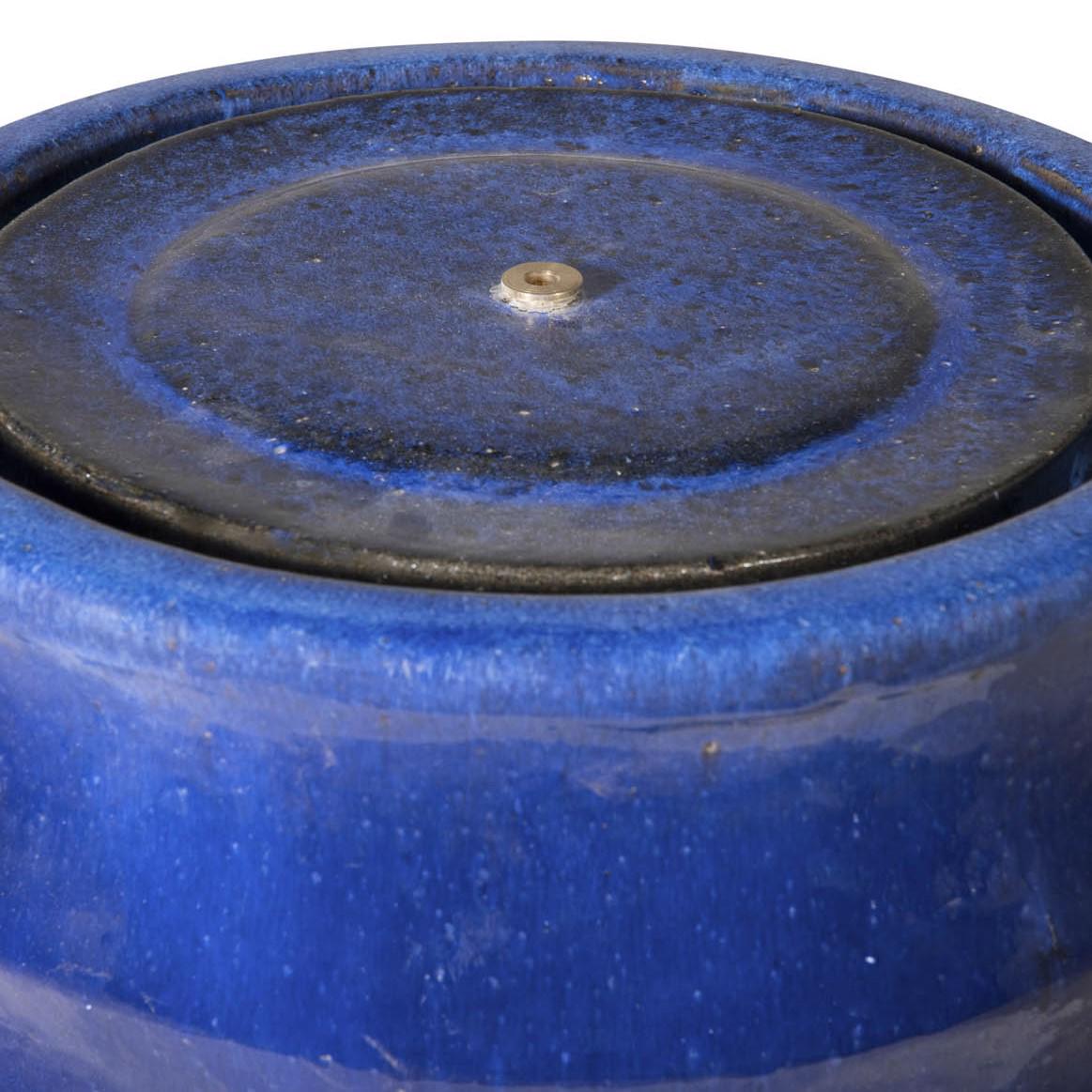 Glazed Ceramic Bosna Hi Fountain - Blue