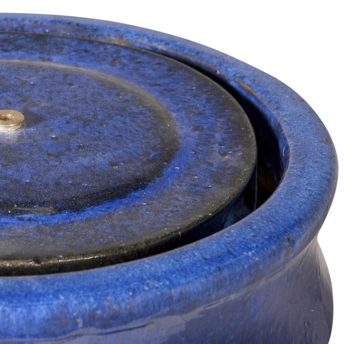 Glazed Ceramic Bosna Hi Fountain - Blue