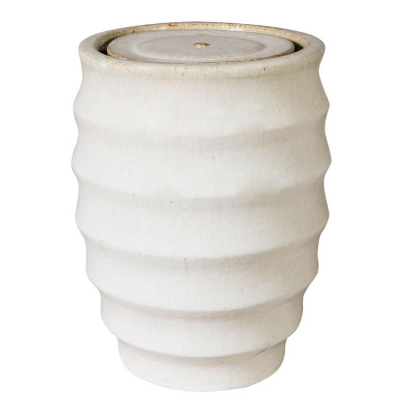 Glazed Ceramic Bosna Hi Fountain - Cream