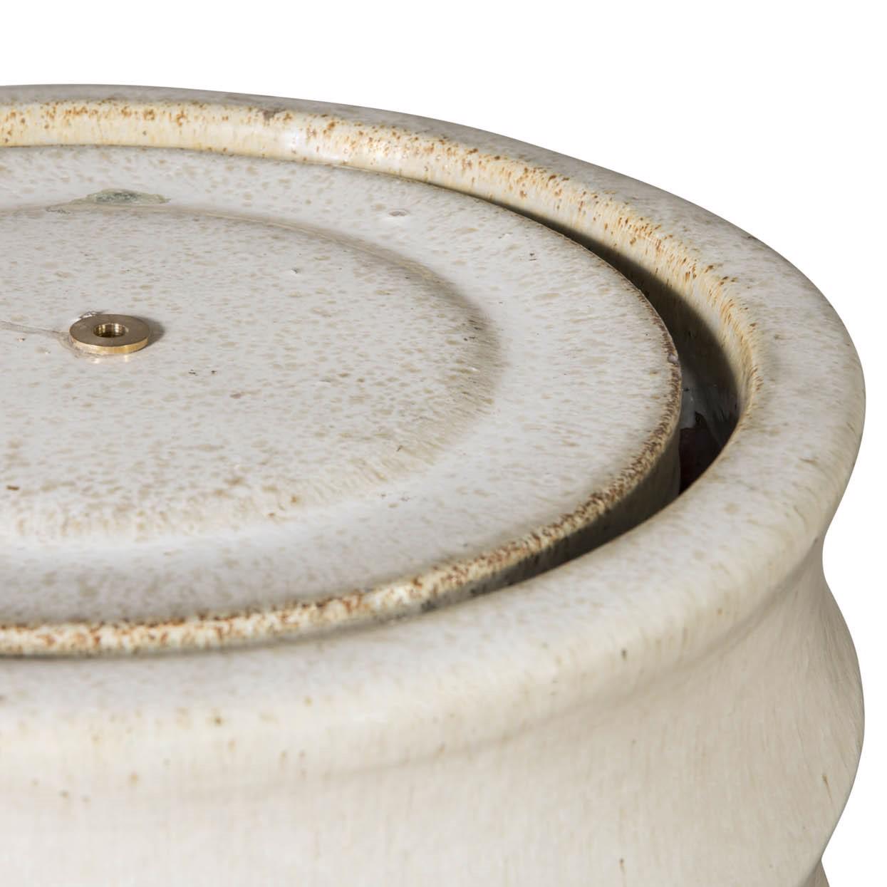 Glazed Ceramic Bosna Hi Fountain - Cream