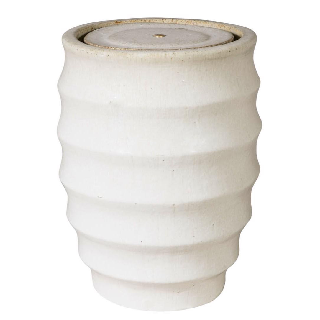 Glazed Ceramic Bosna Hi Fountain - Cream