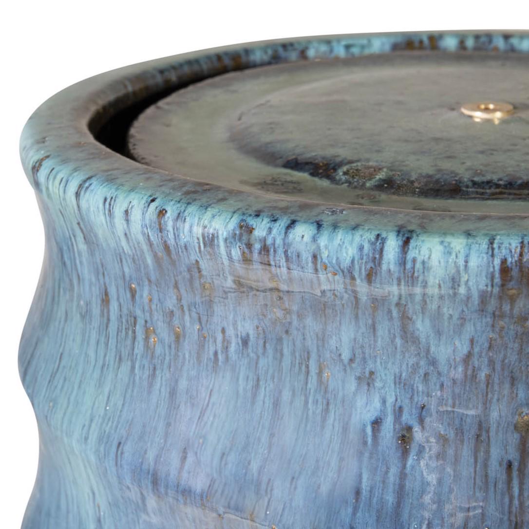 Glazed Ceramic Bosna Hi Fountain - Falling Green