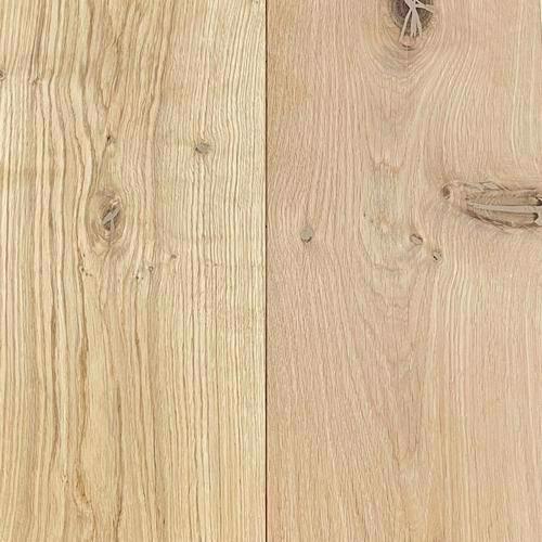 ROUND WOOD Engineered Oak Floor Board - Brushed, Untreated