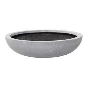 Polystone Contemporary Dish - Grey 540 Ø x 130 (H)mm