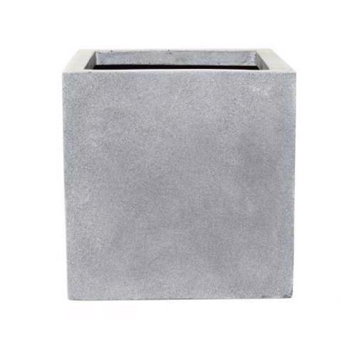 Polystone Contemporary Cube - Pebble Grey