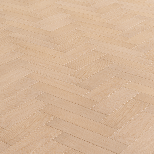 NEW OAK Engineered Oak Herringbone Parquet - Unfinished