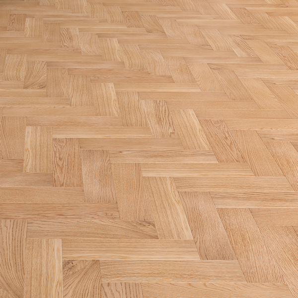 SWINLEY OAK Engineered Oak Herringbone Parquet - UV-lacquered