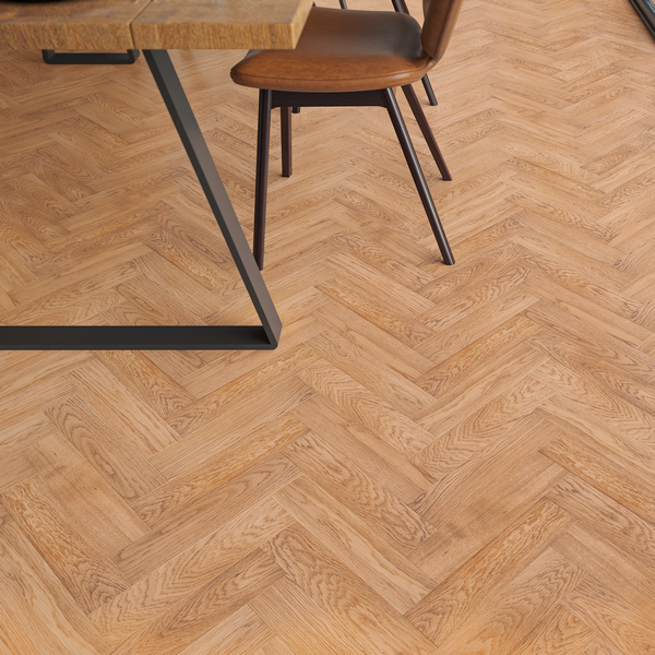 DEAN OAK Engineered Oak Herringbone Parquet - UV-oiled