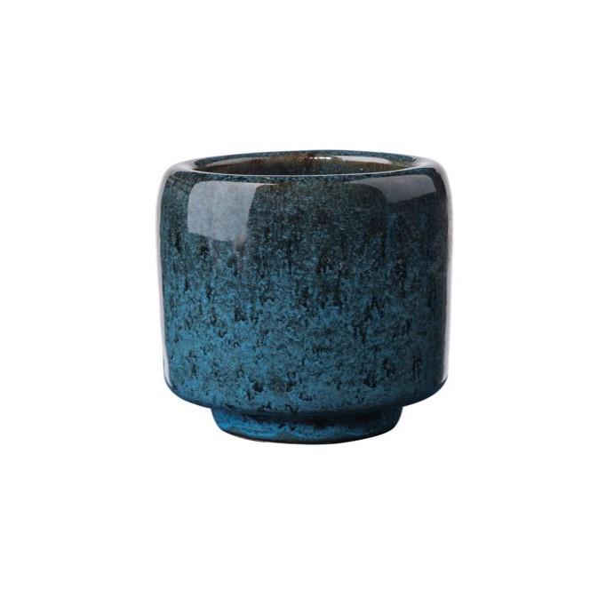 Glazed Ocean Pots Azure